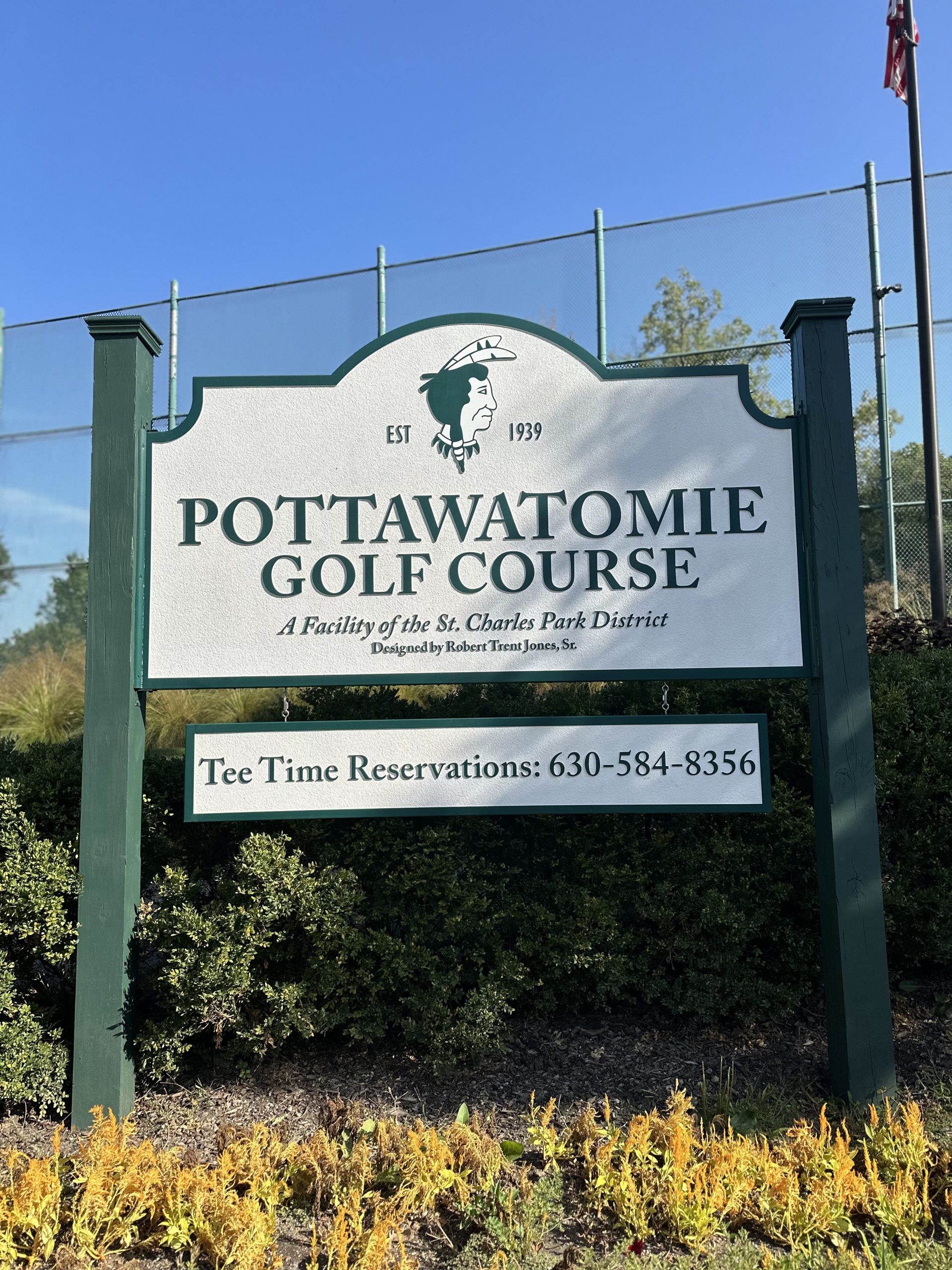 Pottawatomie Golf Entrance